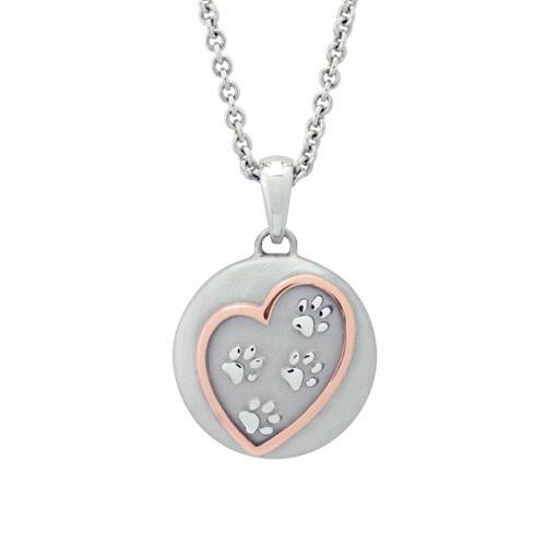 Paws In My Heart Rose Cremation Pendant